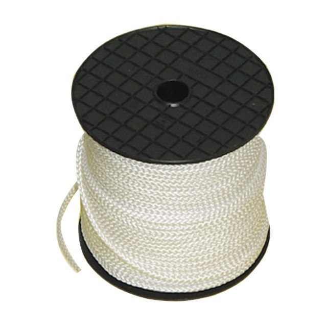 Tresse Polypropylene Blanche 10 MM Bobine de 100 Metres référence fournisseur 1864232